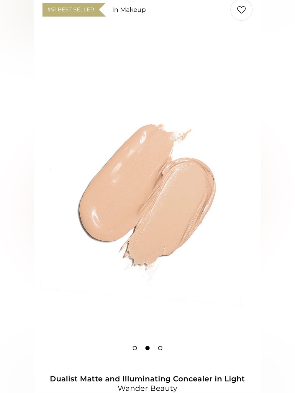 New in box Wander Beauty Dualist Matte and Illuminating Concealer - plus gift - - Picture 2 of 9